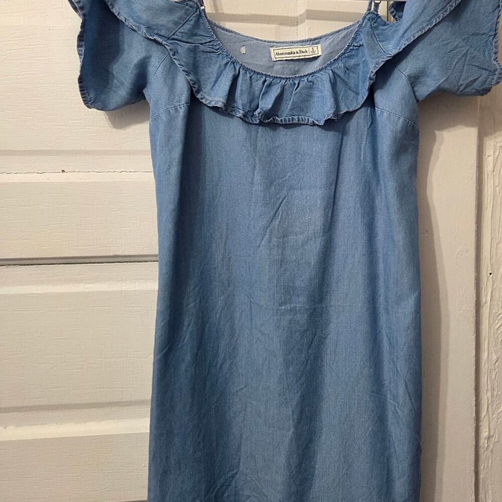 Abercrombie & Fitch Woman's Blue Above Knee Summer Dress size S